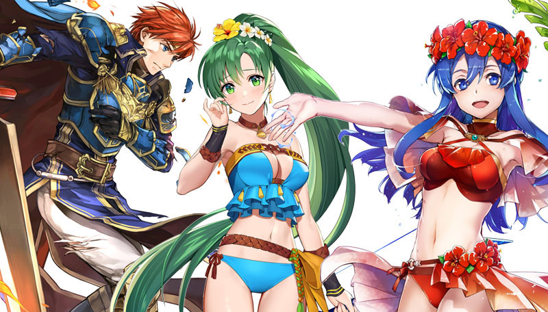 FEH 2019年 7月 伝承英雄 再起の夏 エリウッド 水着リリーナ 水着リン