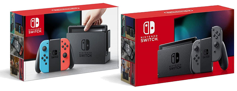 ニンテンドースイッチ本体 新旧モデル 箱の違い