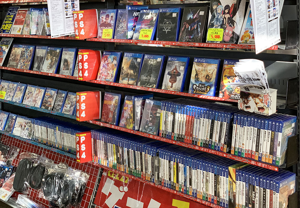 店内 ゲームコーナー PS4ソフト