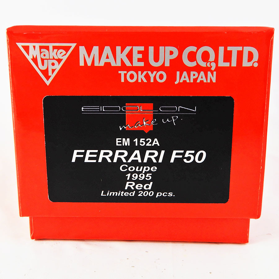 Make Up/メイクアップ アイドロン 1/43 FERRARI/フェラーリ F50 Coupe 1995 EM152A レッド Limited 200